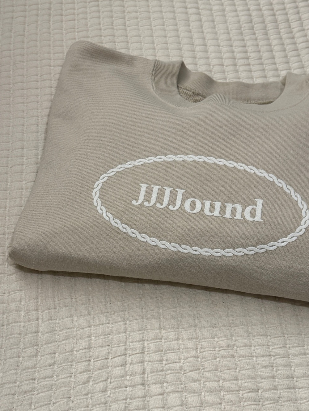 JJJound Men's Crewneck Sweatshirt in Beige